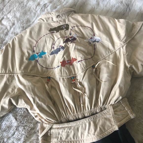 Vintage SKEA Aztec beige and black snowsuit - Picture 14 of 16